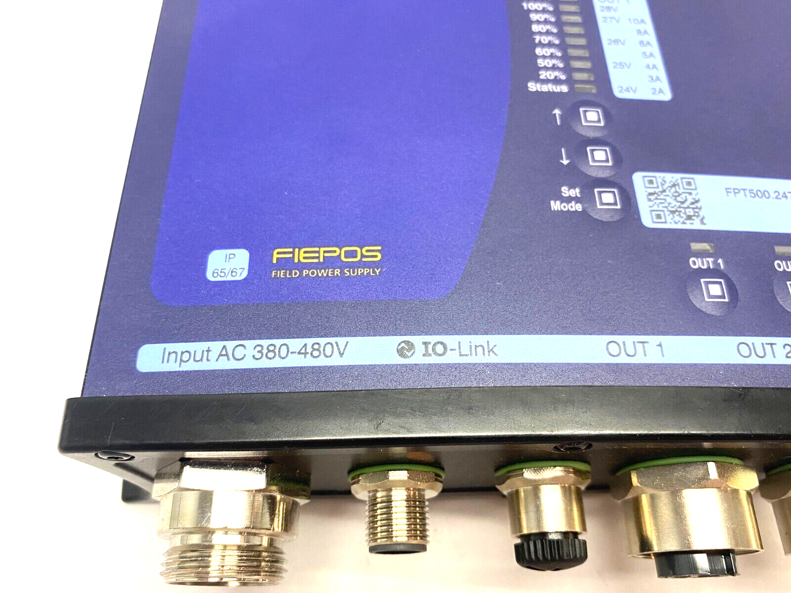 Puls FPT500.247-064-102 FIEPOS IO-Link Power Supply 3-Phase IP54, IP65 & IP67 - Maverick Industrial Sales