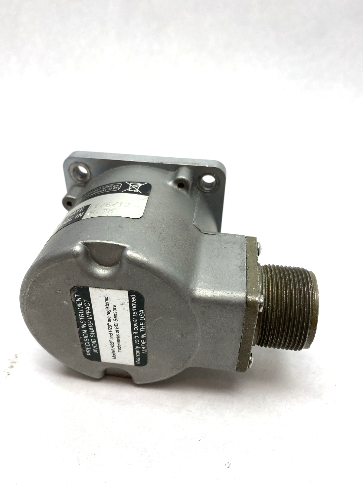 H25D-SS-OMNI-ABZC-28V/V-SM18, 01124-001 | BEI Sensors 01124-001, H25D-SS-OMNI-ABZC-28V/V-SM18 Incremental Rotary Encoder - For parts or not working - Maverick Industrial Sales