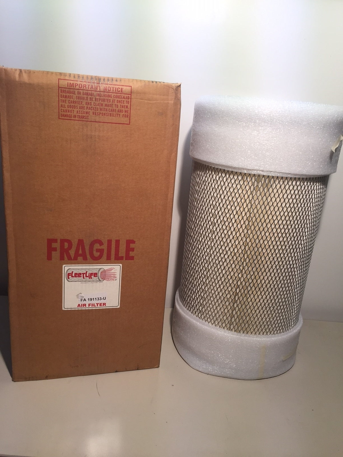 Fleetlife FA 191133-U Round Air Filter 13-3/4"x27" Inch - Maverick Industrial Sales