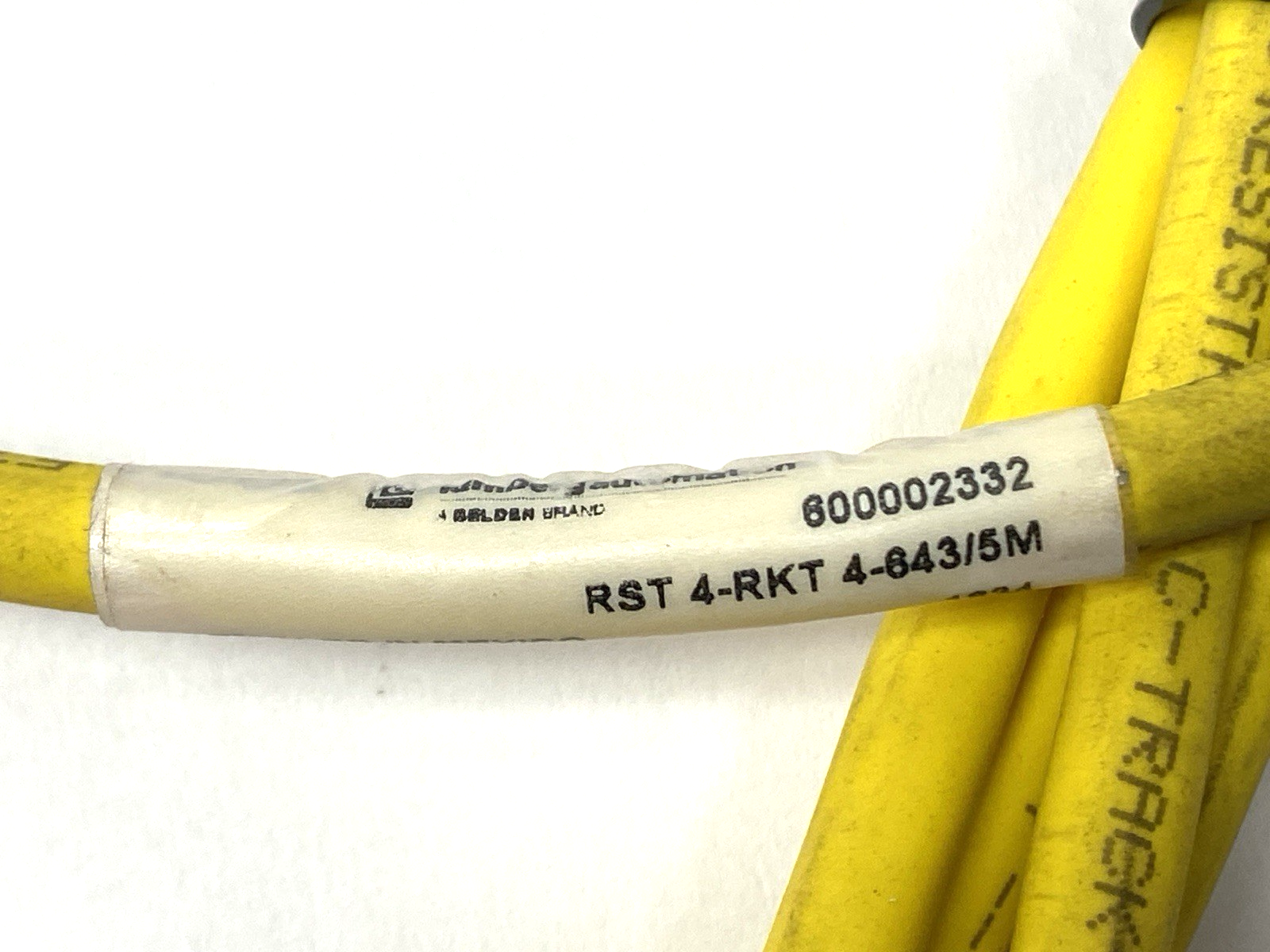 Lumberg Automation RST 4-RKT 4-643/5M Double-Ended M/F Cordset 600002332 - Maverick Industrial Sales