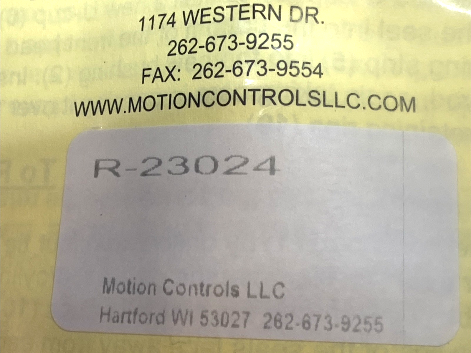 Motion Controls R-23022 D Series Seal Kit Cylinder - Maverick Industrial Sales