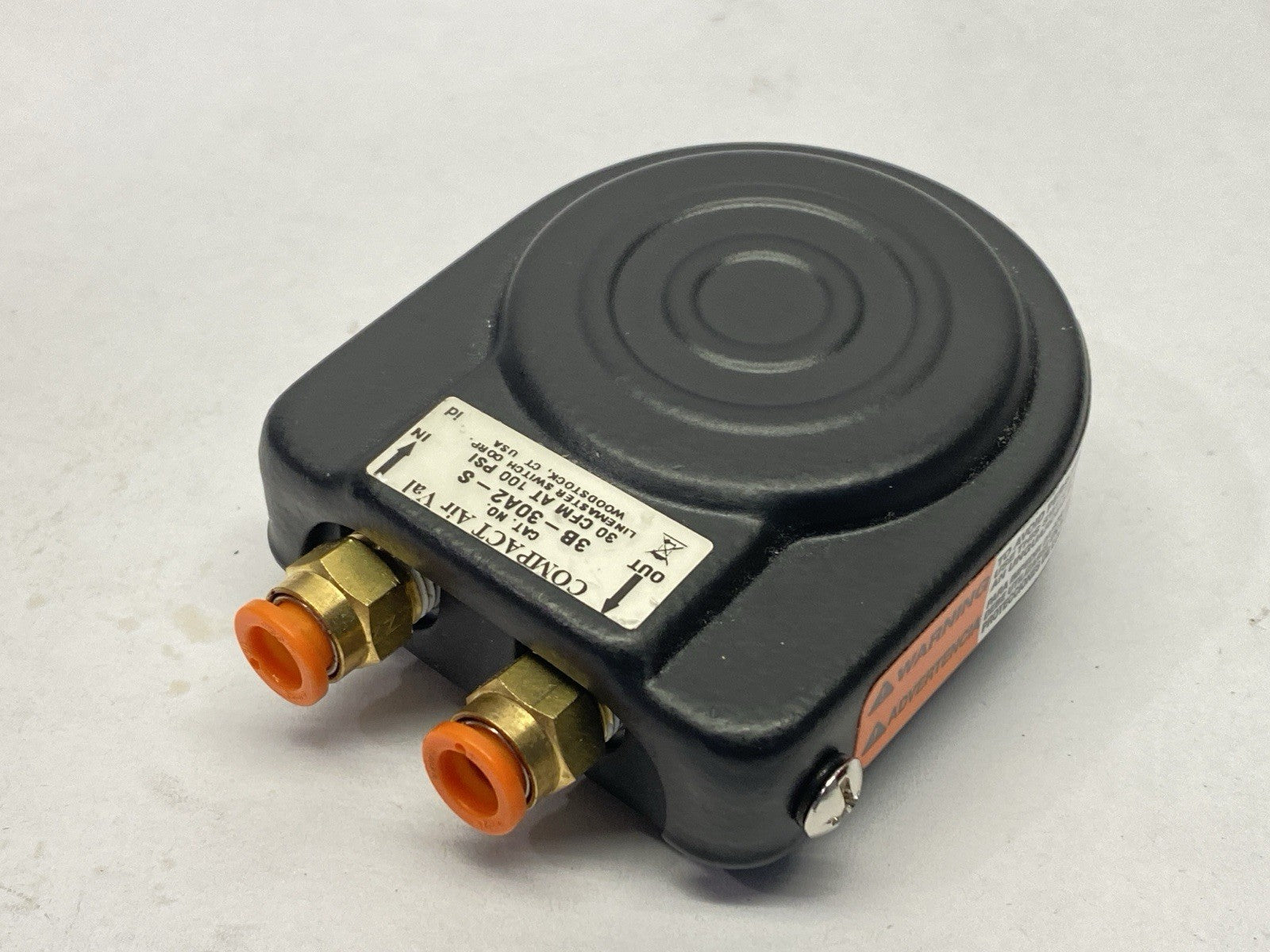 3B-30A2-S | Linemaster Compact Air Valve Foot Switch - Used - Maverick Industrial Sales