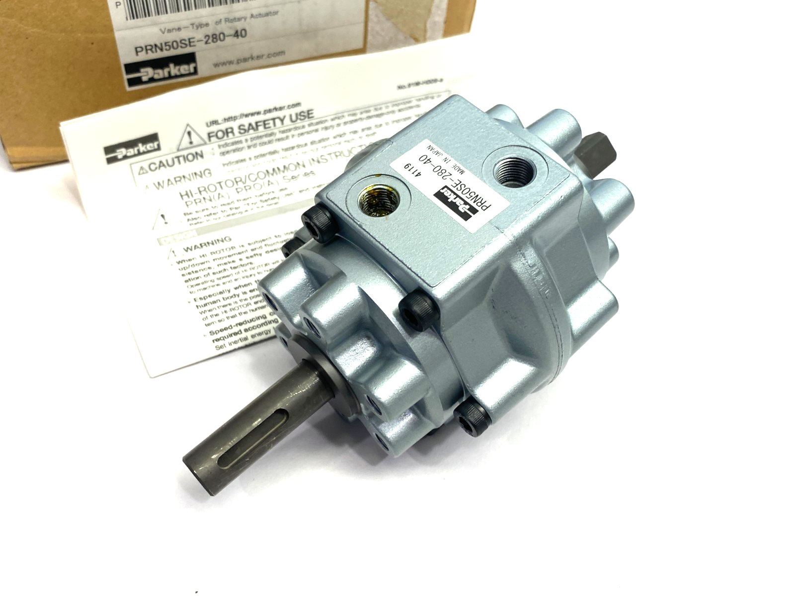 Parker PRN50SE-280-40 Compact Vane-Type Pneumatic Rotary Actuator - Maverick Industrial Sales