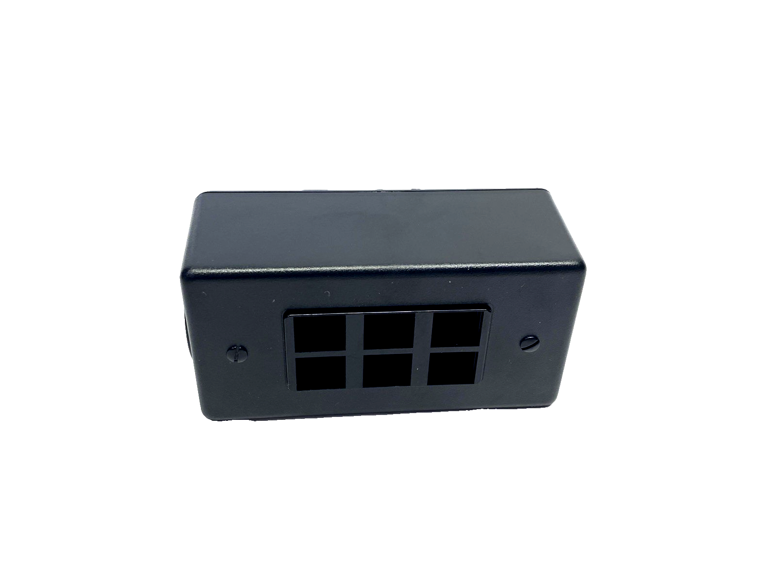 41089-6DN | Leviton 6-Port Din Rail Mount Box, Black - New – Open box - Maverick Industrial Sales