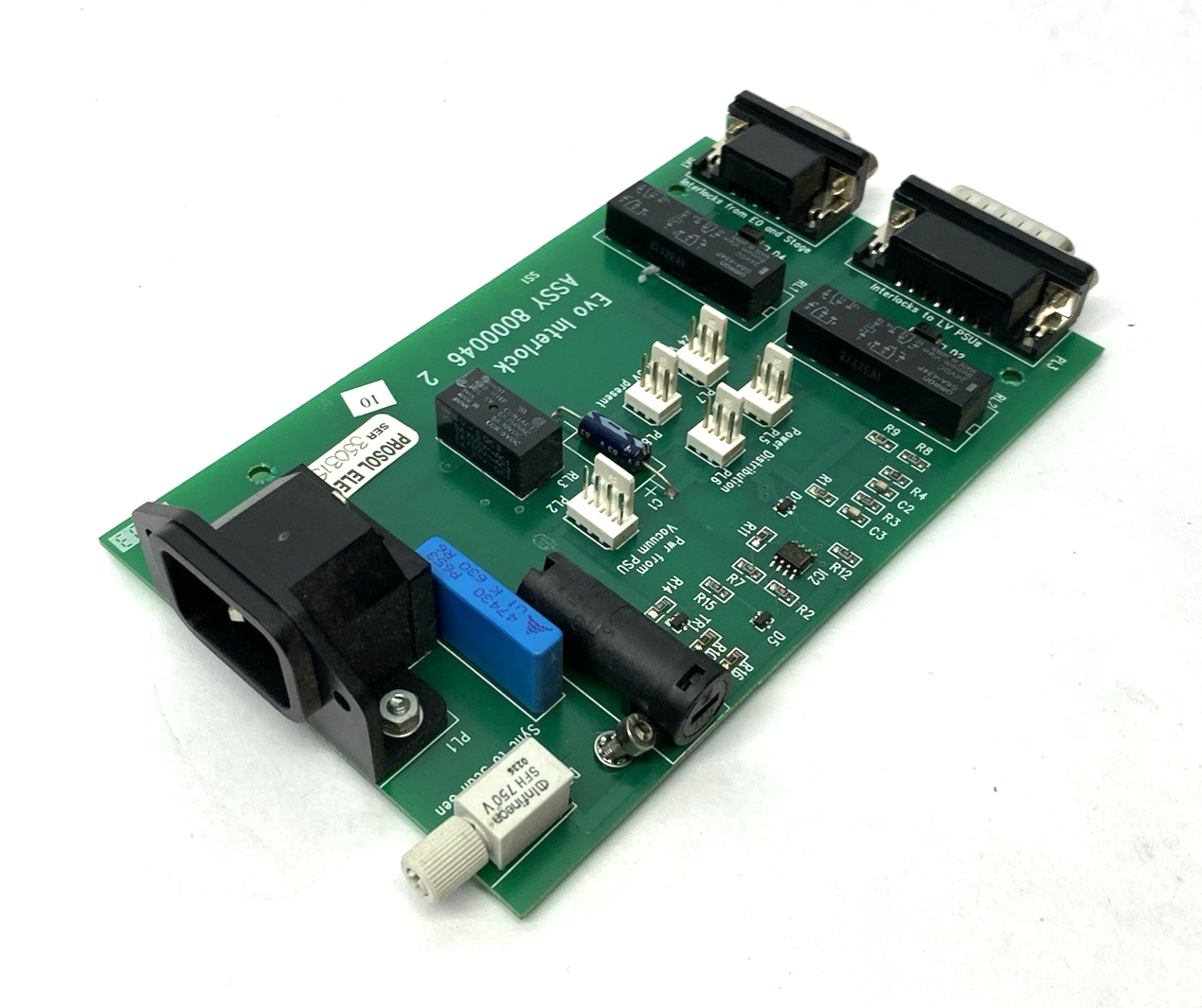 Evo Interlock ASSY 8000046 2 Vacuum Power Control Card, 3503159 Prosol - Maverick Industrial Sales