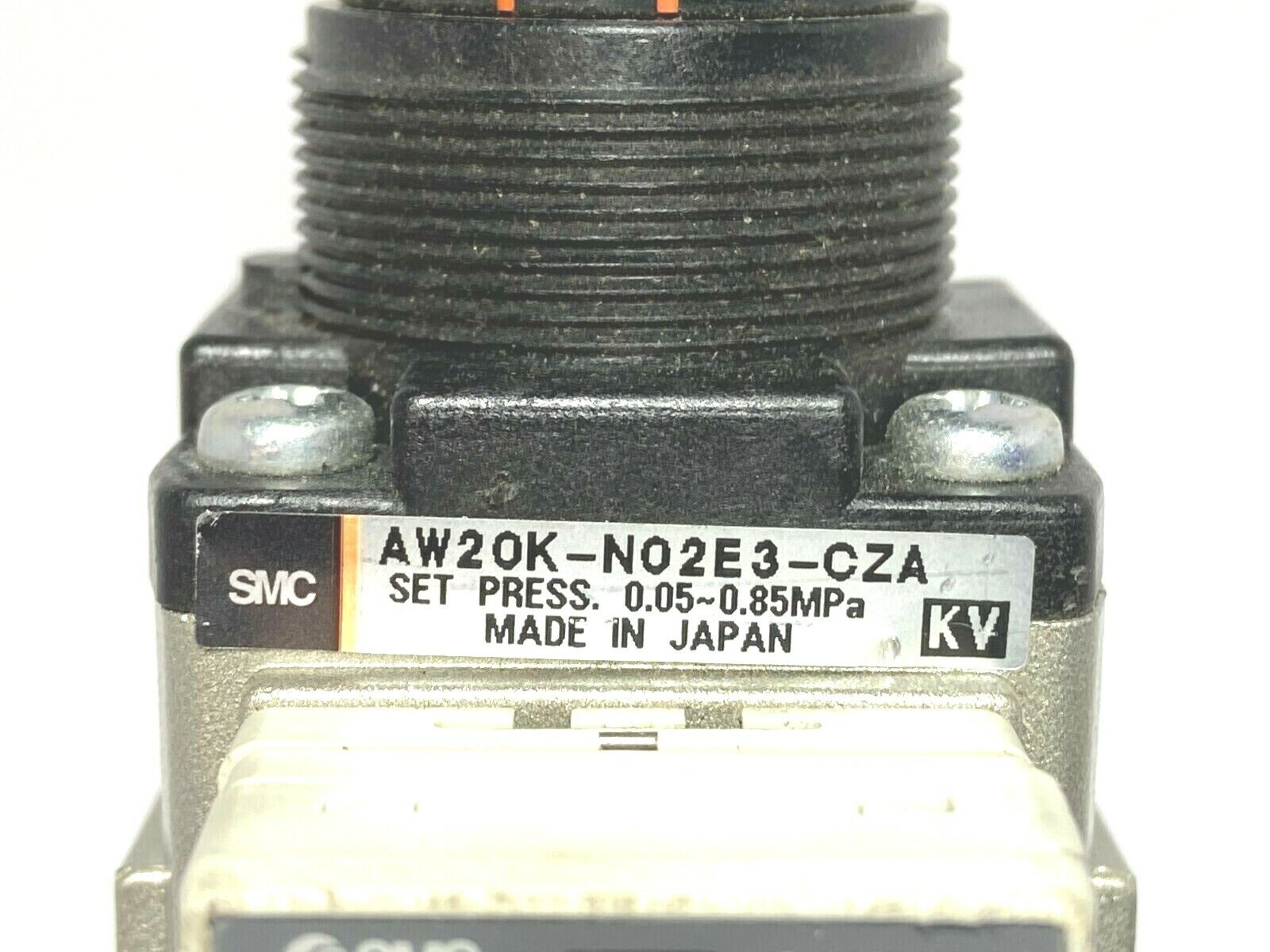 SMC AW20K-N02E3-CZA Modular Filter Regulator w/ ISE35-N-65 Pressure Switch - Maverick Industrial Sales