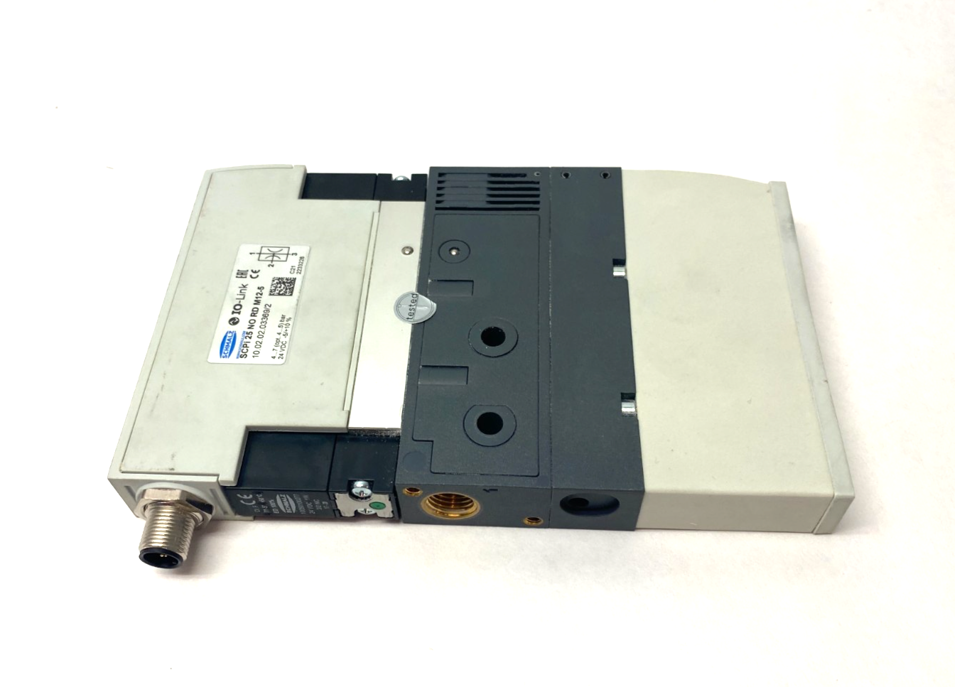 Schmalz SCPi 25 NO RD M12-5 Compact Vacuum Ejector M12 5-Pin, 10.02.02.03369/2 - Maverick Industrial Sales