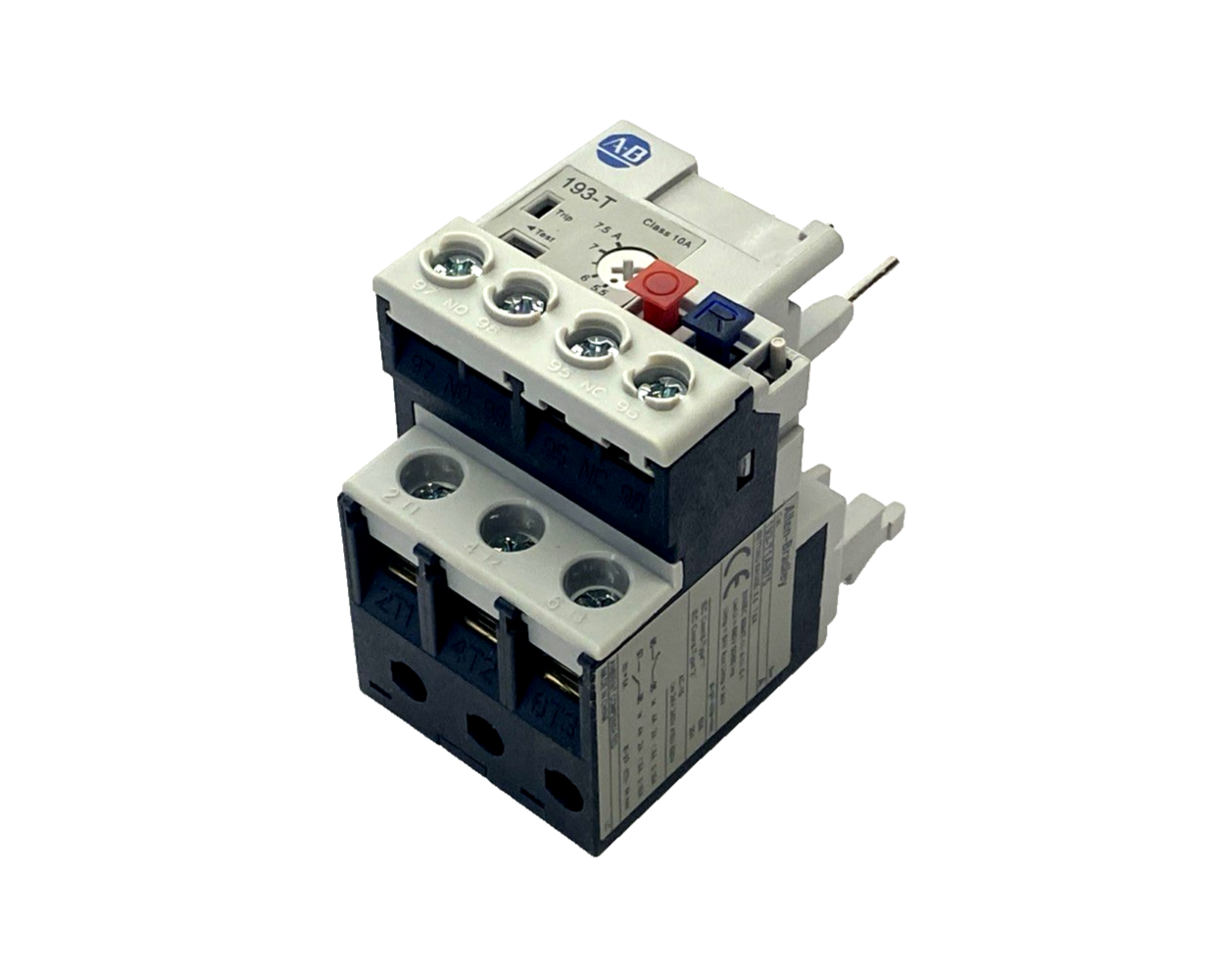 Allen Bradley 193-T1AB75 Ser. A Thermal Overload Relay 5.5-7.5A - Maverick Industrial Sales