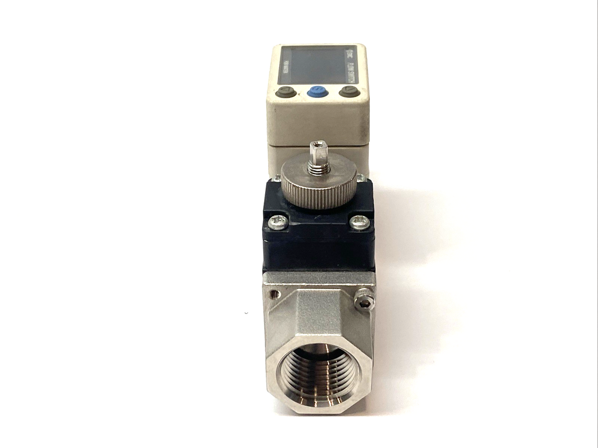 SMC PF3W720S-N04-BT-F Flow Switch IFW/PFW 0.52-4.23gal/min MISSING KNOB - Maverick Industrial Sales