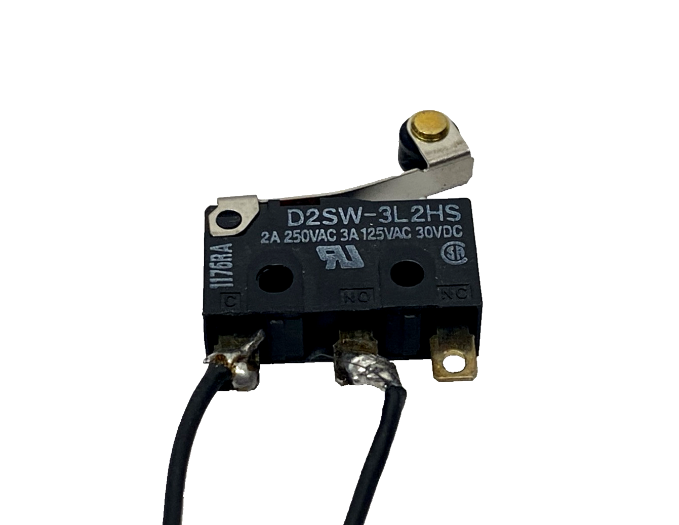 Omron D2SW-3L2HS Hinged Roller Lever Snap Action Switch SPDT LOT OF 4 - Maverick Industrial Sales