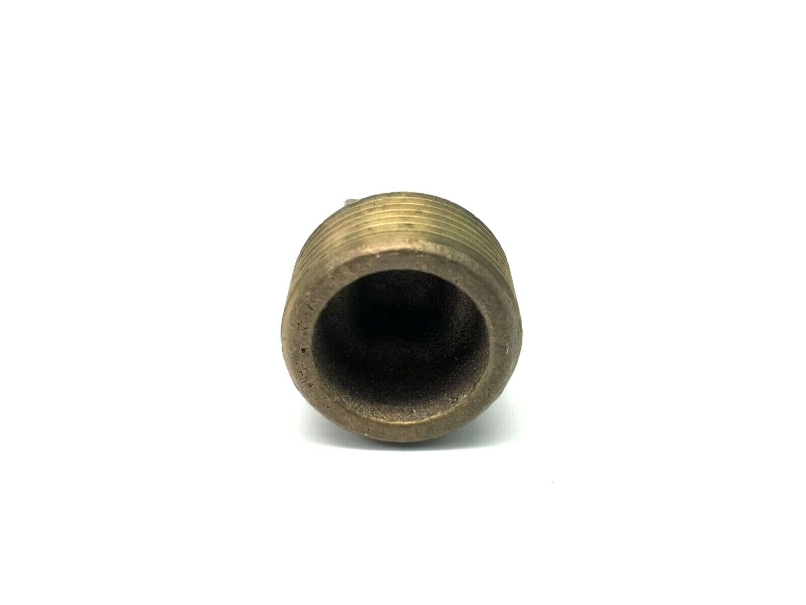 FF Squared Head Pipe Plug Rough Brass 1" - Maverick Industrial Sales