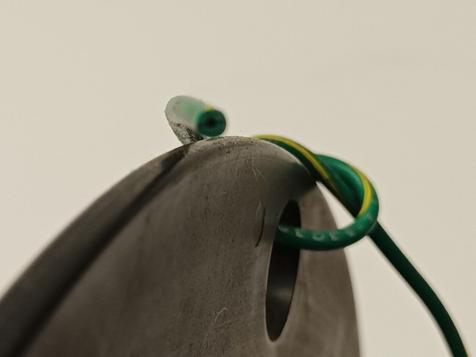 International Wire Inc Green/Yellow 22 AWG Wire MTW AWM 1015/1230 600V - Maverick Industrial Sales