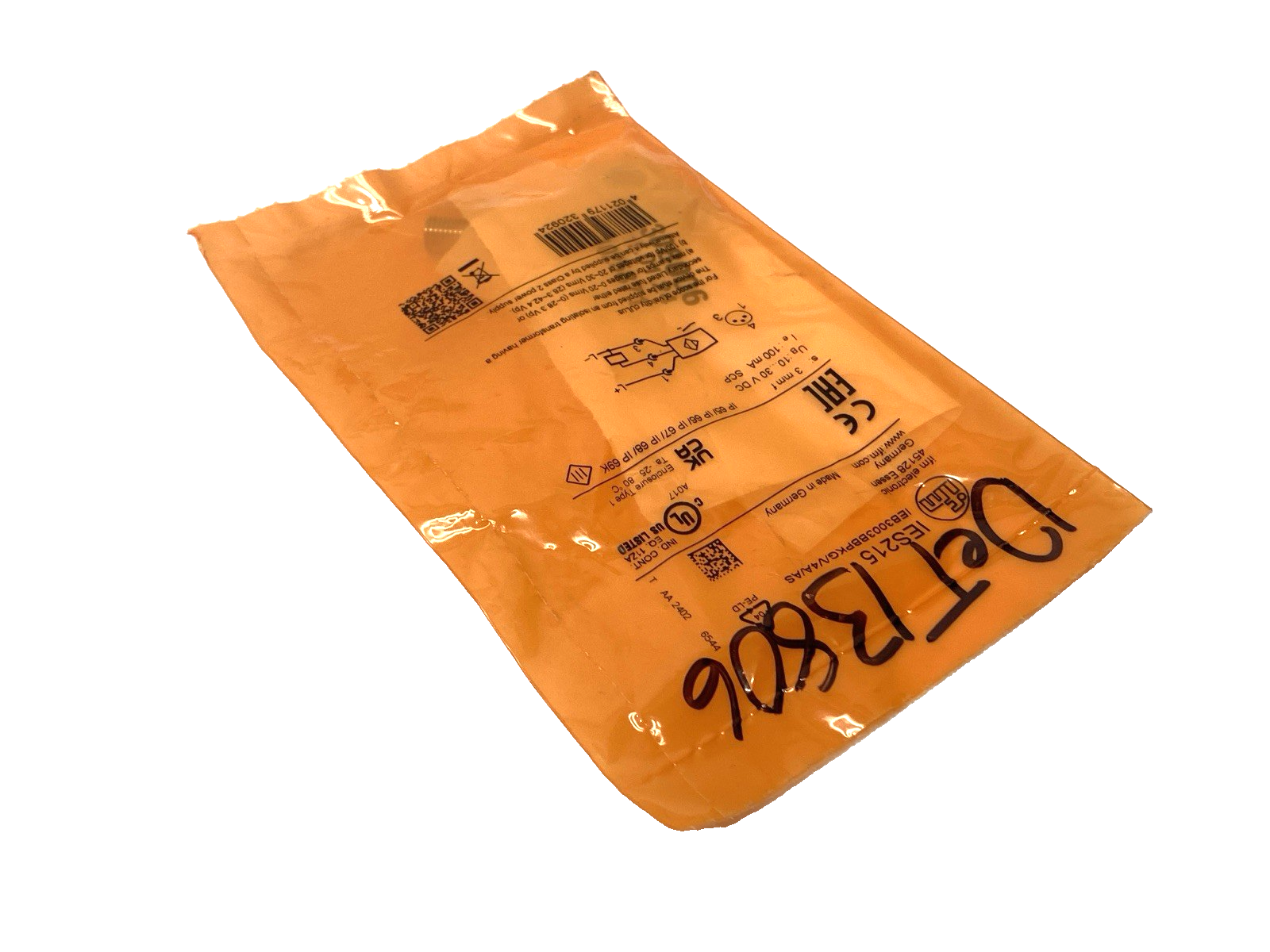 Ifm IEB3003BBPKG/V4A/AS Inductive Sensor M8 IES215 - Maverick Industrial Sales