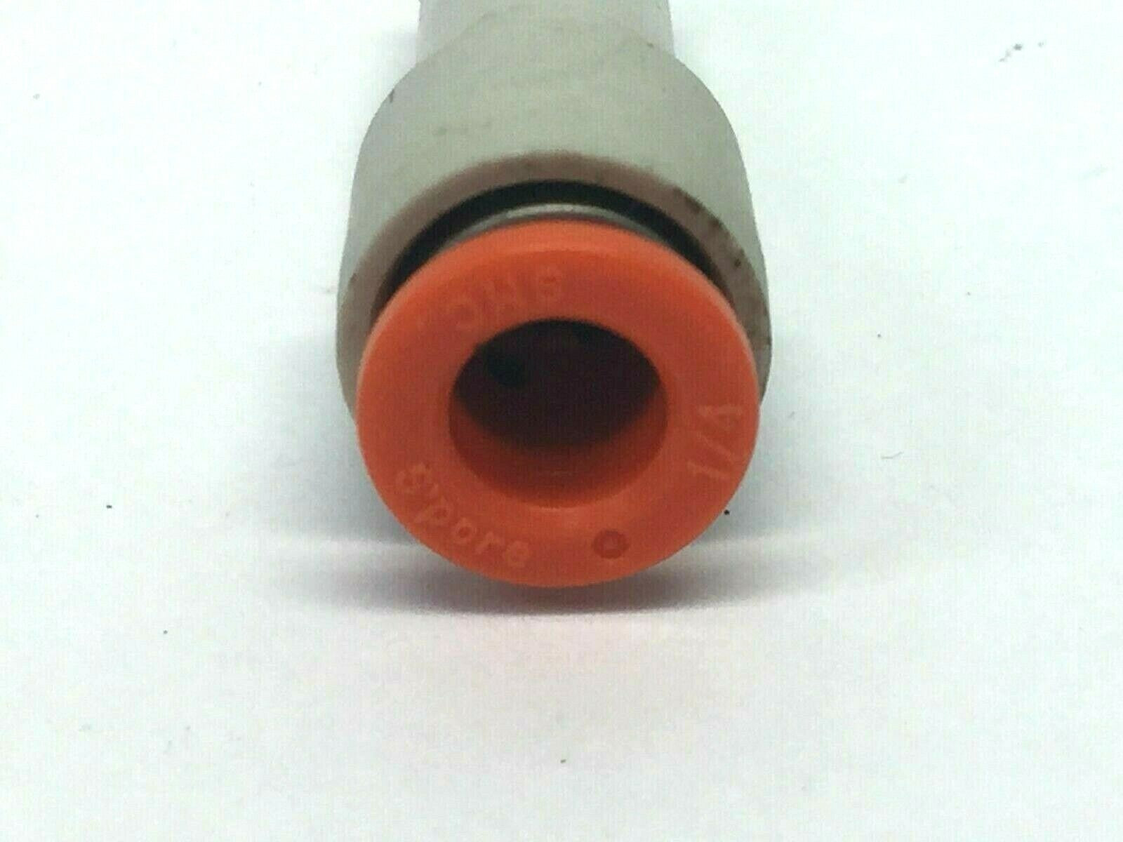 SMC KQ2R07-11A Plug-In Reducer Fitting 1/4" Tube 3/8" Port LOT OF 10 - Maverick Industrial Sales