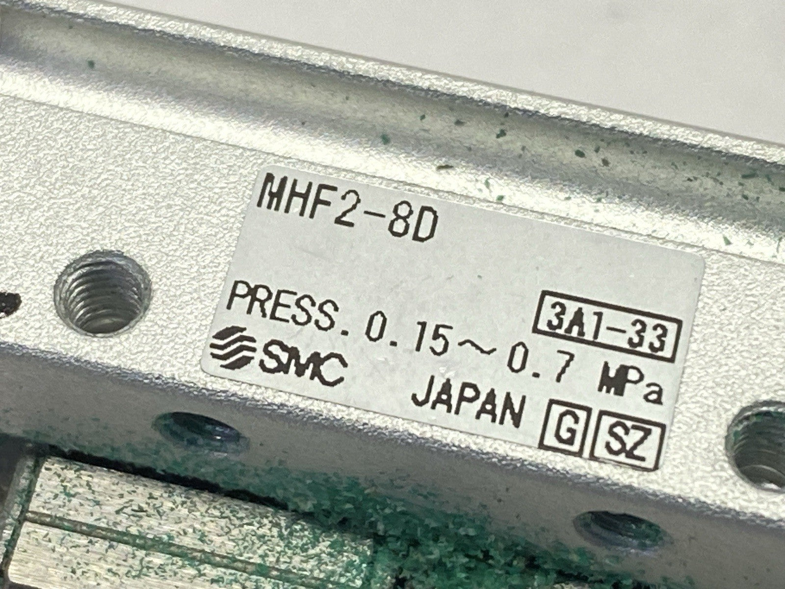 MHF2-8D | SMC Pneumatic Gripper 8mm Bore Short Stroke - For parts or not working - Maverick Industrial Sales
