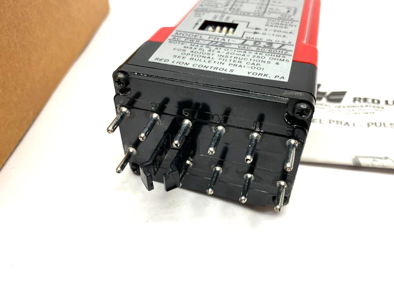 Red Lion PRA11031 Relay Module Pulse Rate to Analog Converter 115VAC - Maverick Industrial Sales