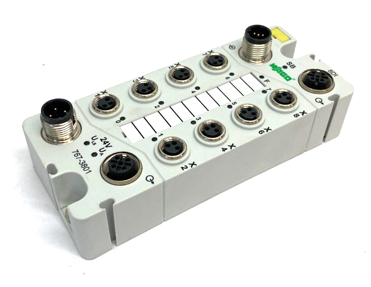 Wago 767-3801 Speedway 767 8-Channel Digital I/O Module 24VDC 8 x M8 Ports - Maverick Industrial Sales