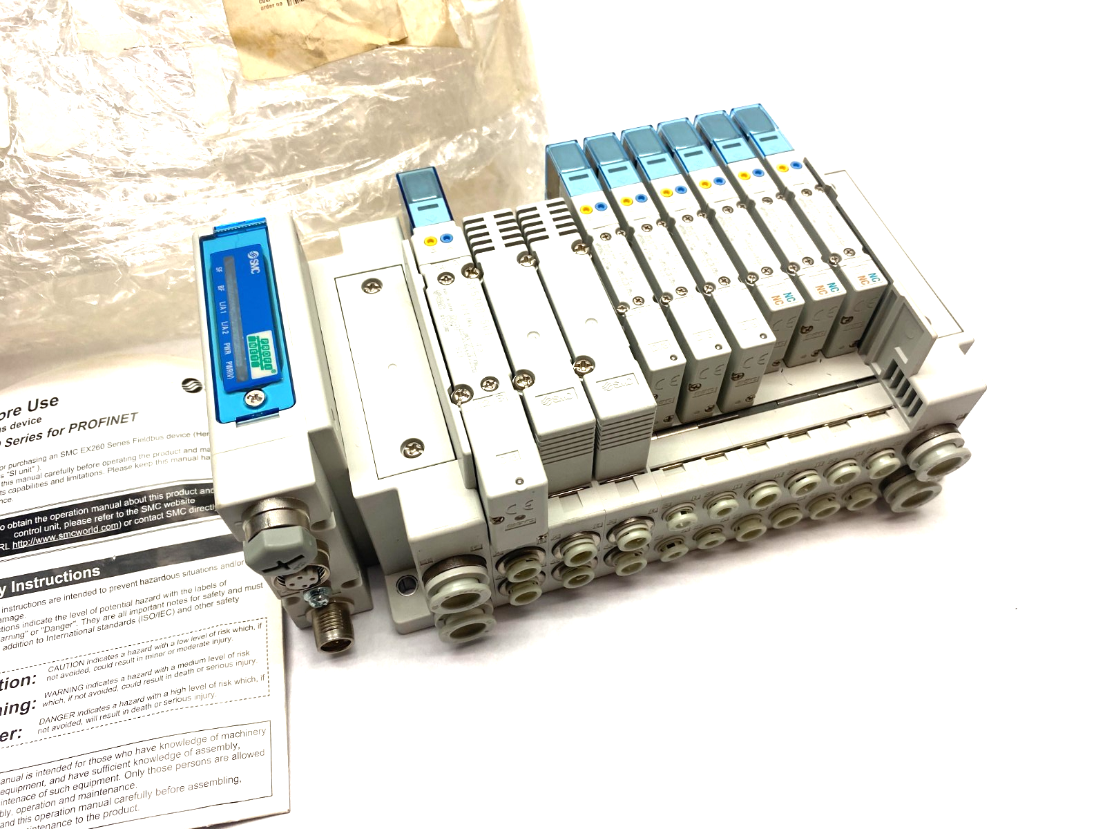 SMC SS5Y5-10-8944OFV Pneumatic Manifold Terminal Assembly - Maverick Industrial Sales