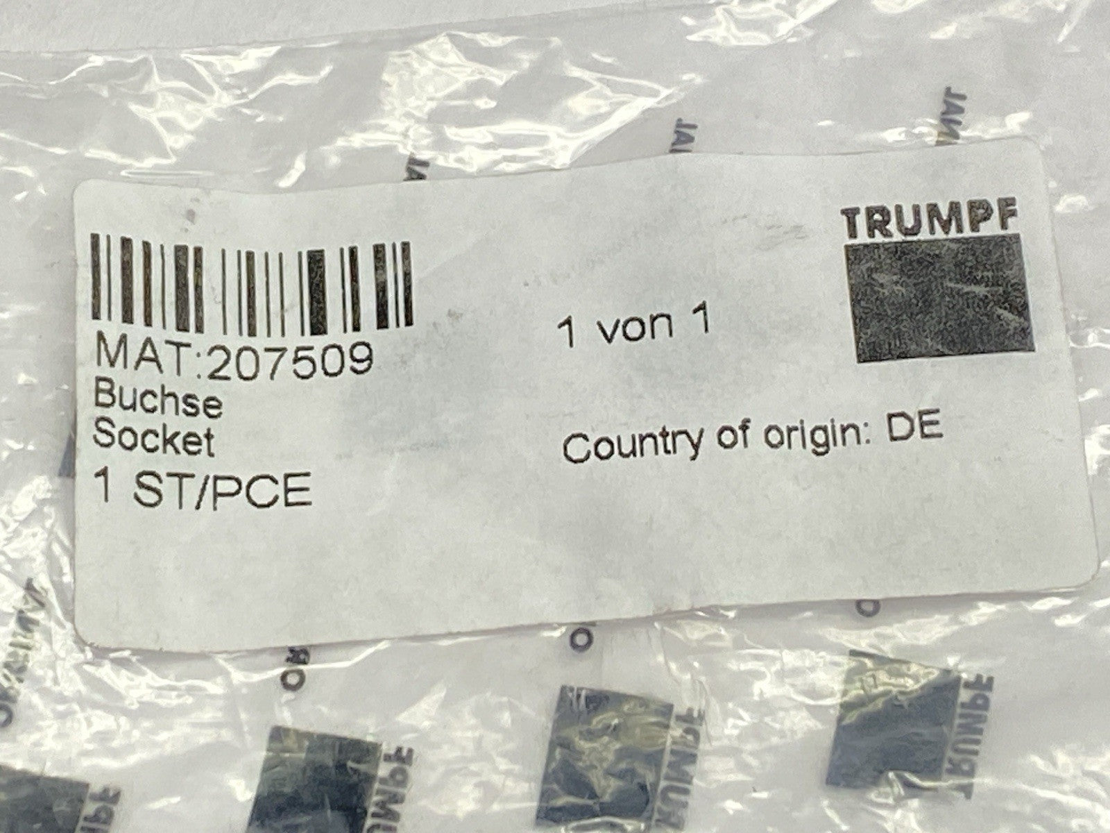 Trumpf 207509 Brass Bushing Body - Maverick Industrial Sales