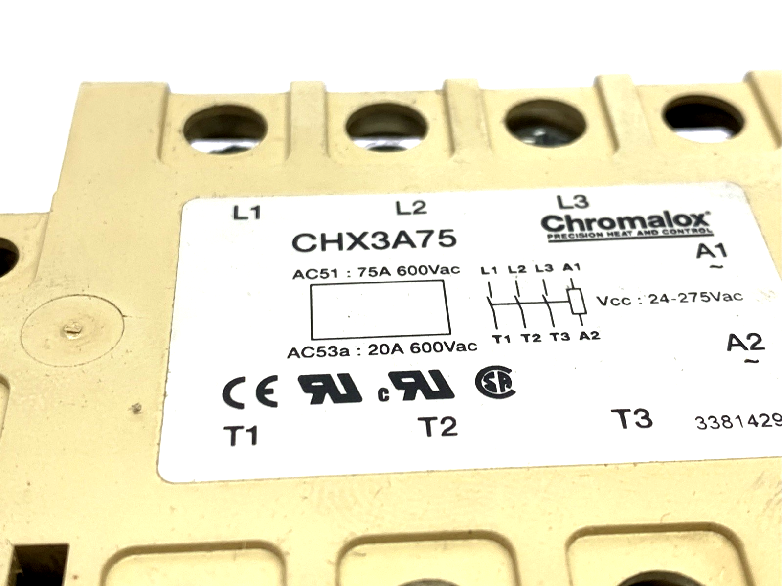 CHX3A75 | Chromalox Transformer - Used - Maverick Industrial Sales