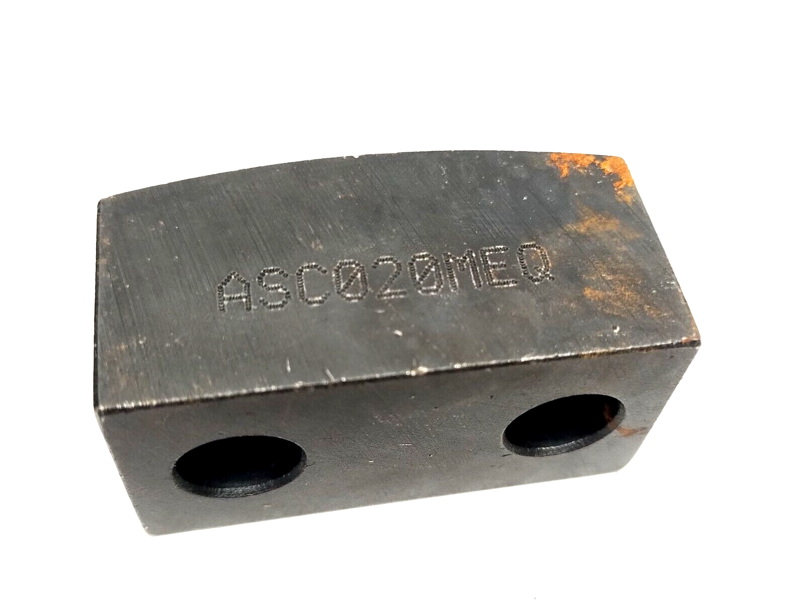 NAAMS ASC020 Crowned Stop Block 2 Hole C/Bore For M10 Socket Head Screw LOT OF 3 - Maverick Industrial Sales