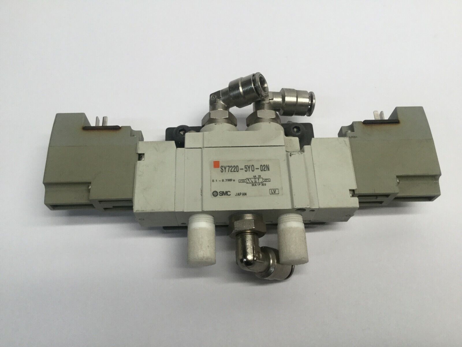 SMC SY7220-5Y0-02N Double Solenoid Valve Body PT - Maverick Industrial Sales