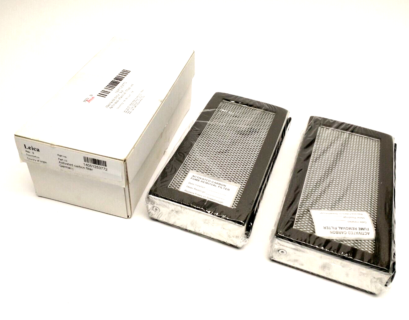 Leica 14051253772 Rev. B SPECTRA ST Activated Carbon Filter 14051247131 SET OF 2 - Maverick Industrial Sales