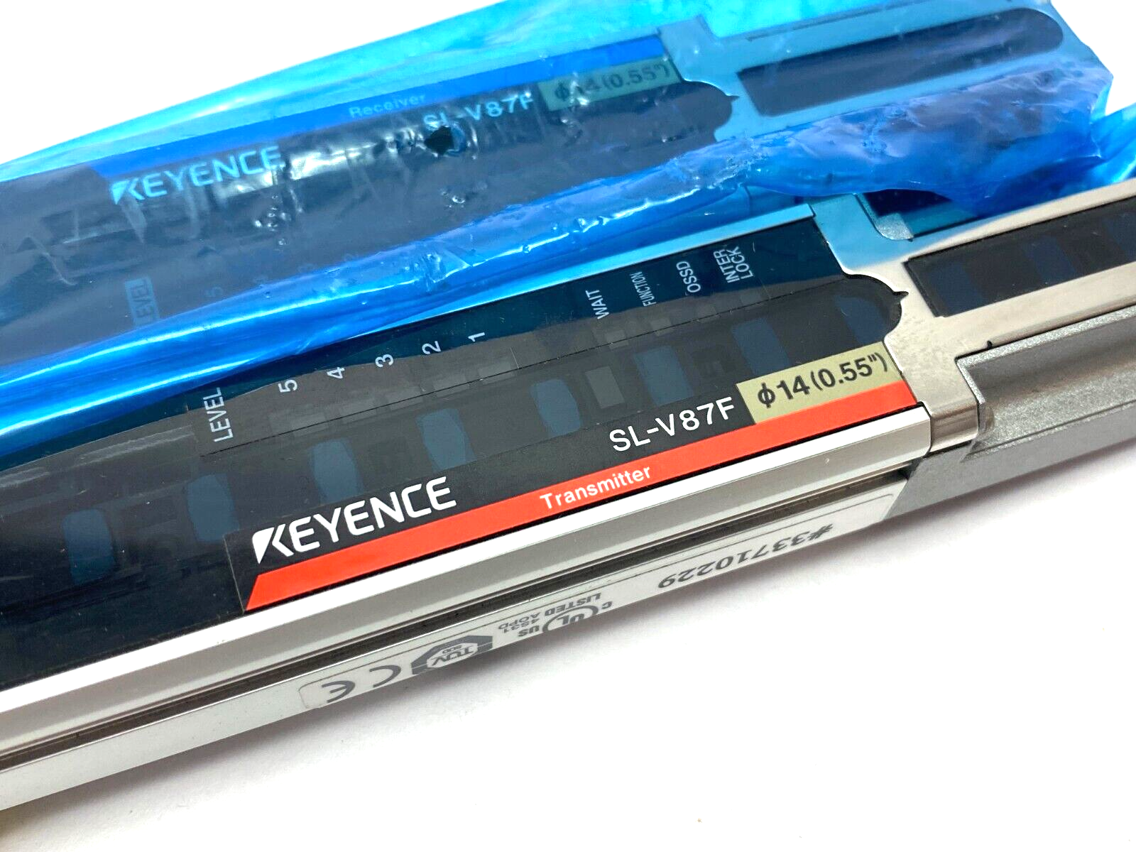 Keyence SL-V87F Safety Light Curtain Transmitter & Receiver Set 87 Optical Axes - Maverick Industrial Sales