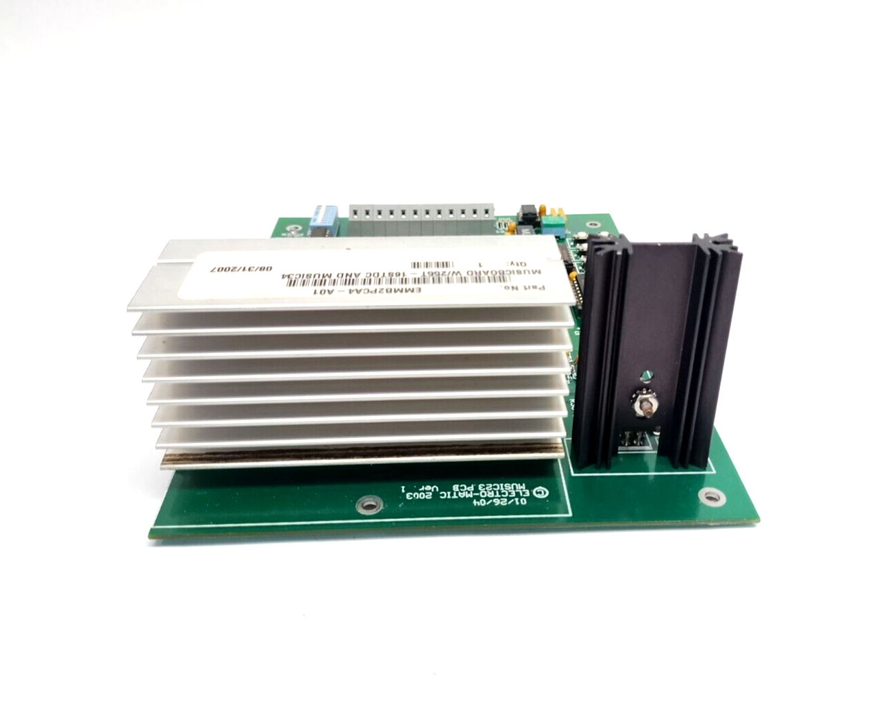 Electro-Matic EMMB2PCA4-A01 MUSIC23.PCB Ver. 1 Music Board 255T-16STDC MUSIC34 - Maverick Industrial Sales