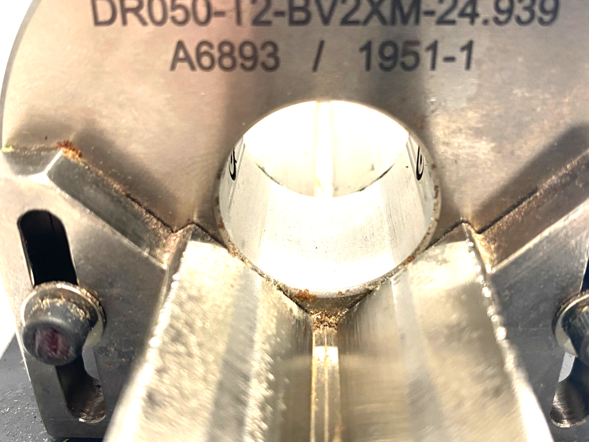 DR050-T2-BV2XM-24.939, A6893 | Mahr DR050-T2-BV2XM-24.939 Dimensionair 2-Jet Air Ring Gauge A6893 w/ Base Plate - Used - Maverick Industrial Sales