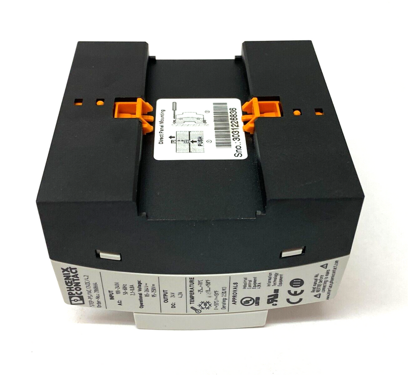 Phoenix Contact STEP-PS/1AC/24DC/4.2 Power Supply Module 100-240V Input 2868664 - Maverick Industrial Sales