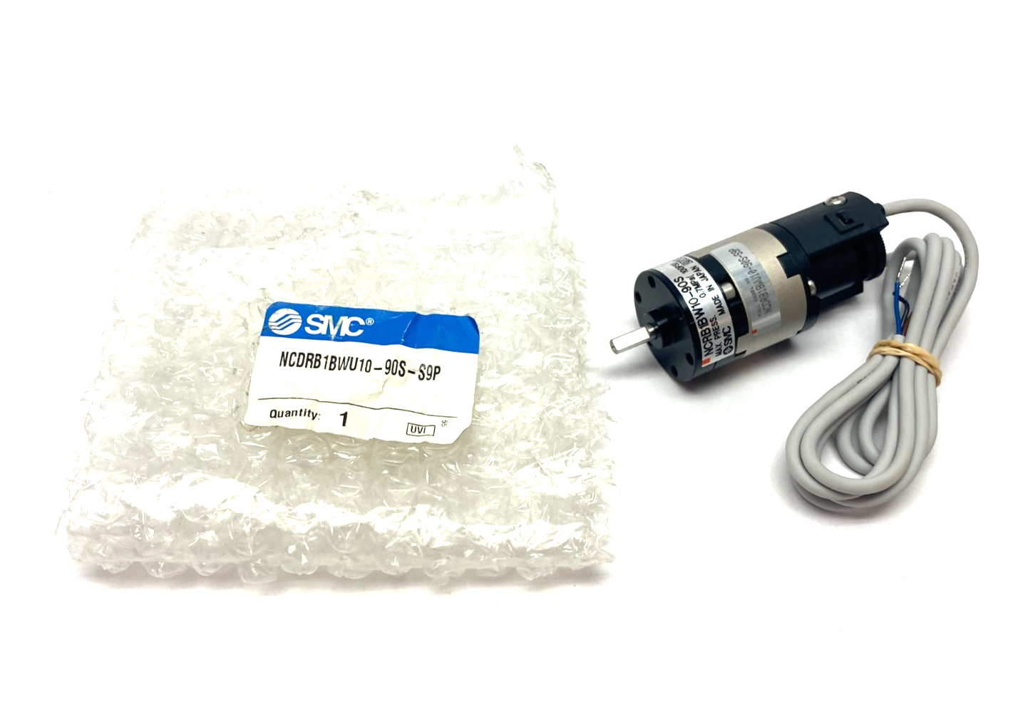 SMC NCDRB1BWU10-90S-S9P Rotary Vane Actuator w/ Auto Switches - Maverick Industrial Sales