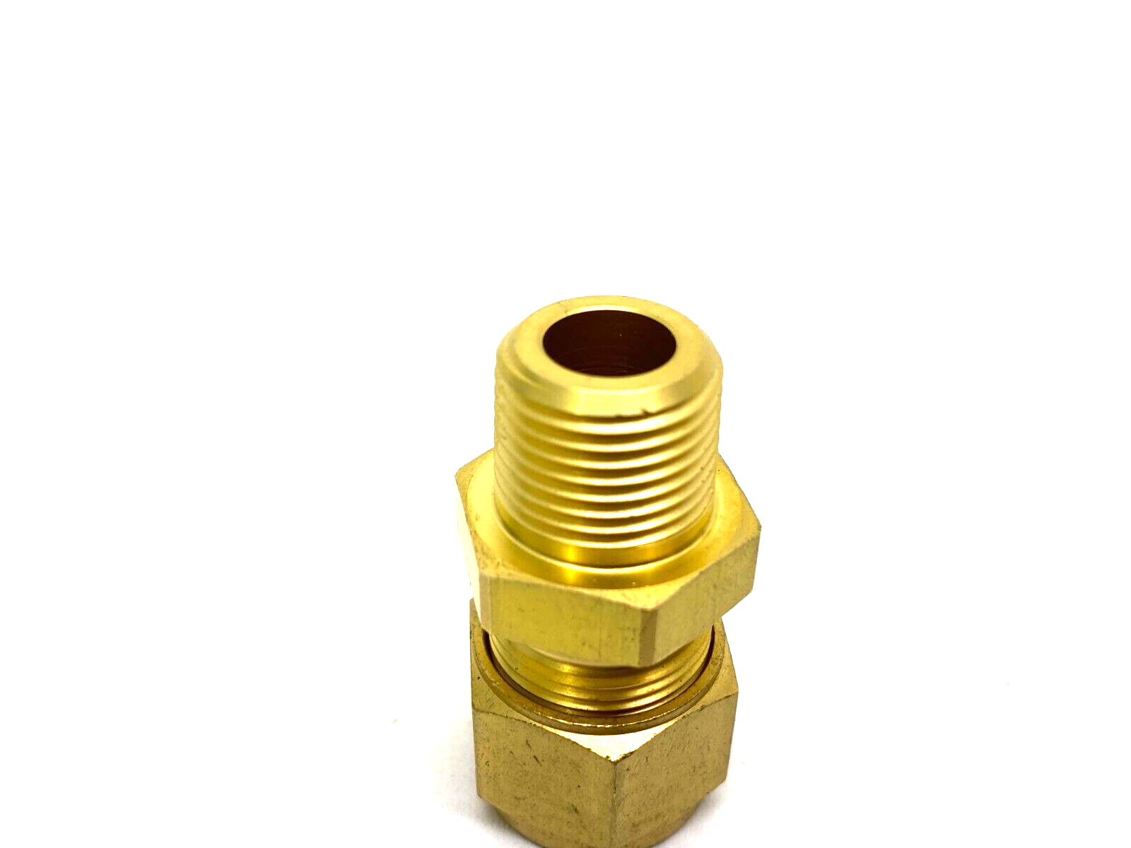Swagelok B-810-1-6 Brass Compression Tube Fitting 1/2" Tube OD 3/8" MNPT - Maverick Industrial Sales