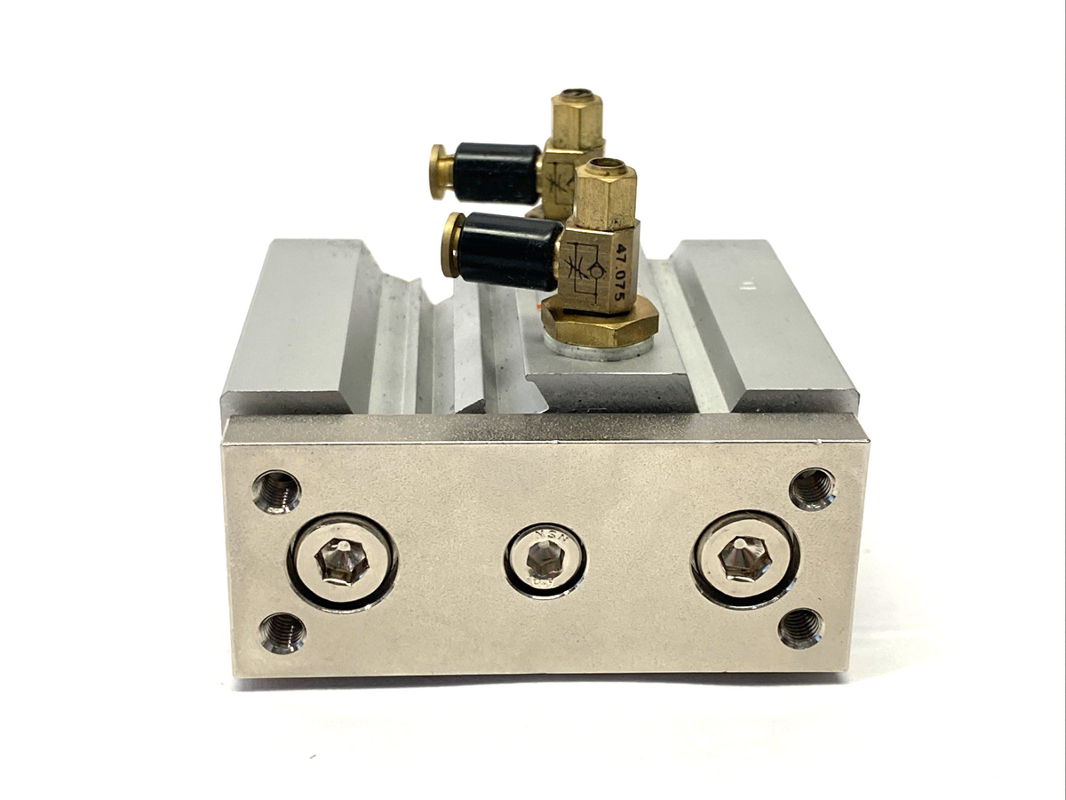 SMC EMGQM20-20 Pneumatic Guide Cylinder, European, 20mm Bore 20mm Stroke - Maverick Industrial Sales