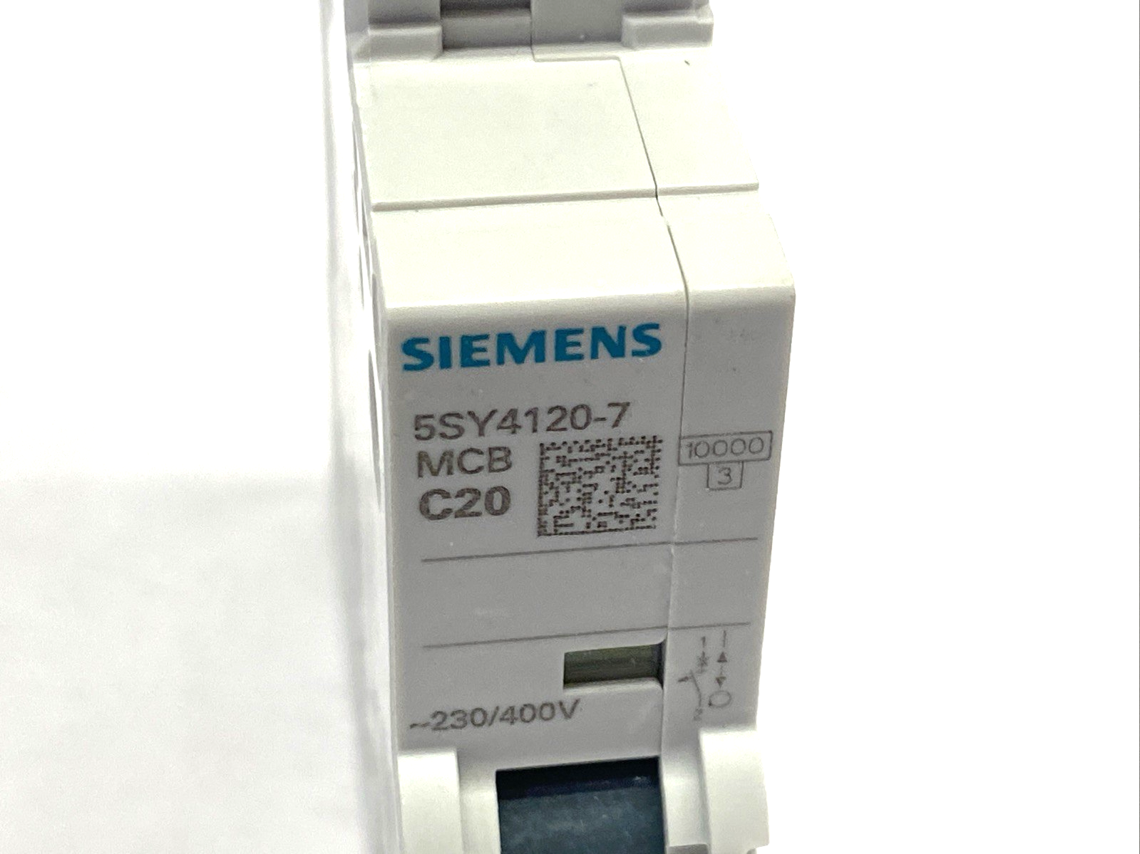Siemens 5SY4120-7 Miniature Circuit Breaker 230/400V 10kA, 1-Pole, C-Trip, 20A - Maverick Industrial Sales