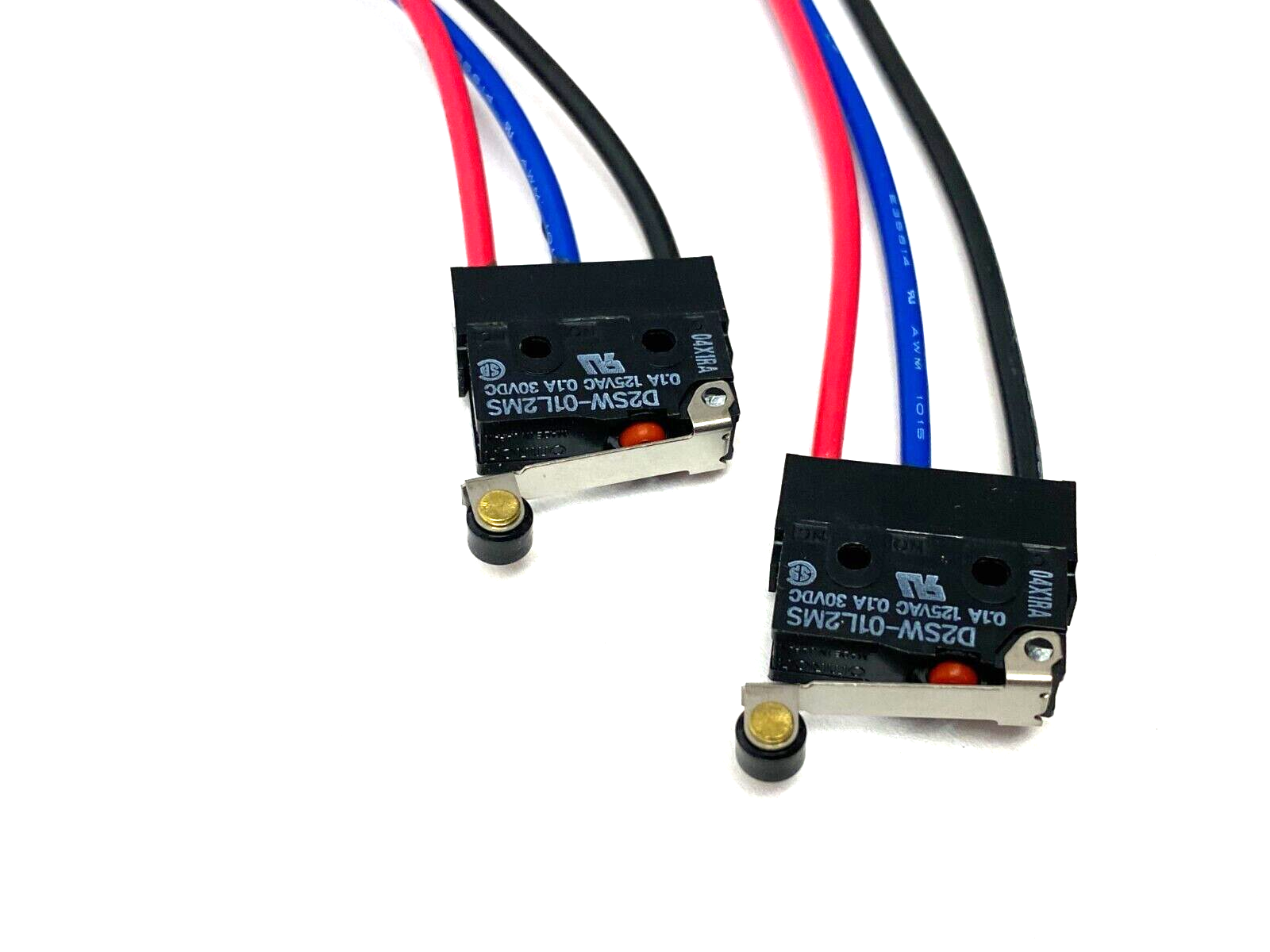 Omron D2SW-01L2MS Hinge Roller Limit Switch 125VAC 30VDC LOT OF 2 - Maverick Industrial Sales