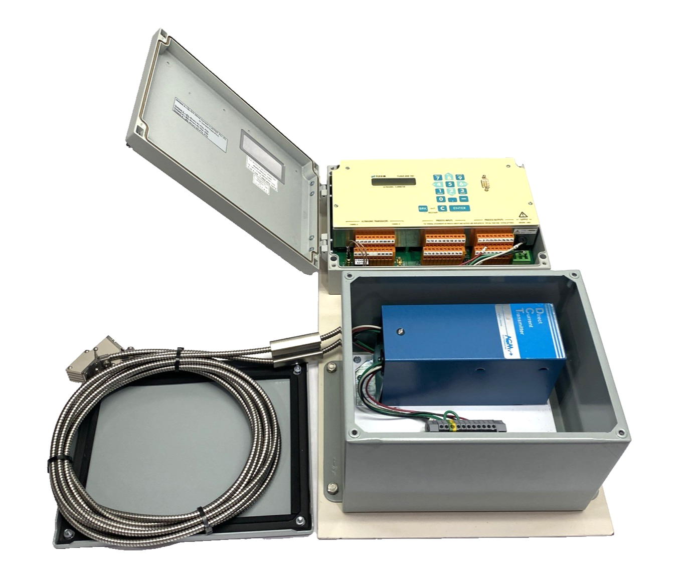 Flexim Flexus ADM 7407 Ultrasonic Flowmeter With CDQ2N52 Clamp-On Transducer - Maverick Industrial Sales