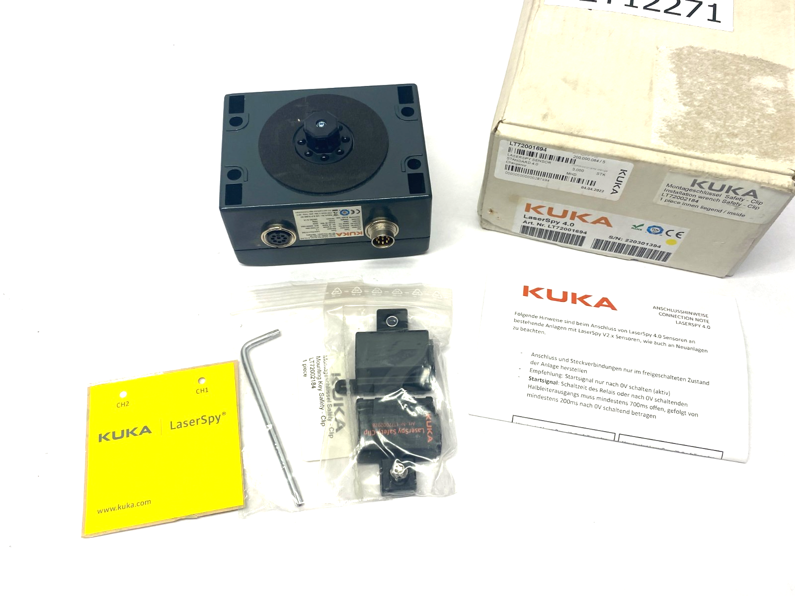 Kuka LT72001694 LaserSpy 4.0 Active Sensor for Laser Safety - Maverick Industrial Sales
