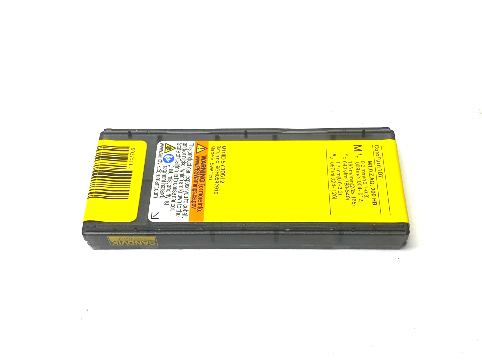 DCMT 11 T3 08-MM 2025 | Sandvik Coromant CoroTurn® 107 Turning Insert 5730512 - New - Maverick Industrial Sales