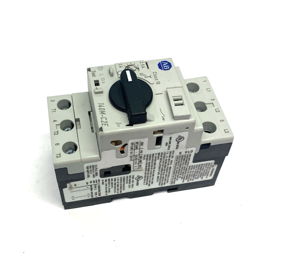 Allen Bradley 140M-C2E-B25 Ser. C Circuit Breaker, Motor Protection 1.6 to 2.5A - Maverick Industrial Sales