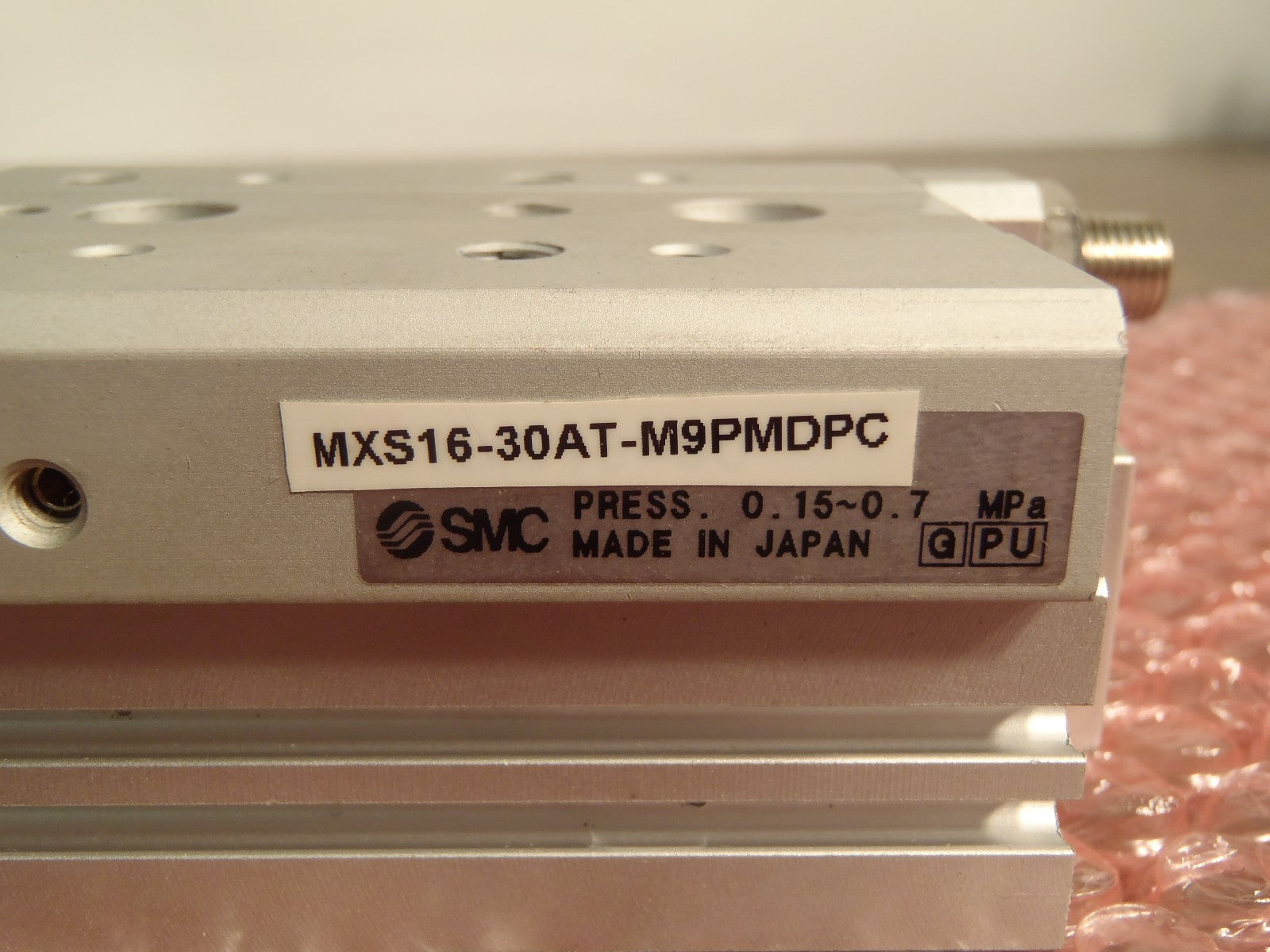 SMC MXS16-30AT-M9PMDPC Pneumatic Precision Linear Slide - Maverick Industrial Sales