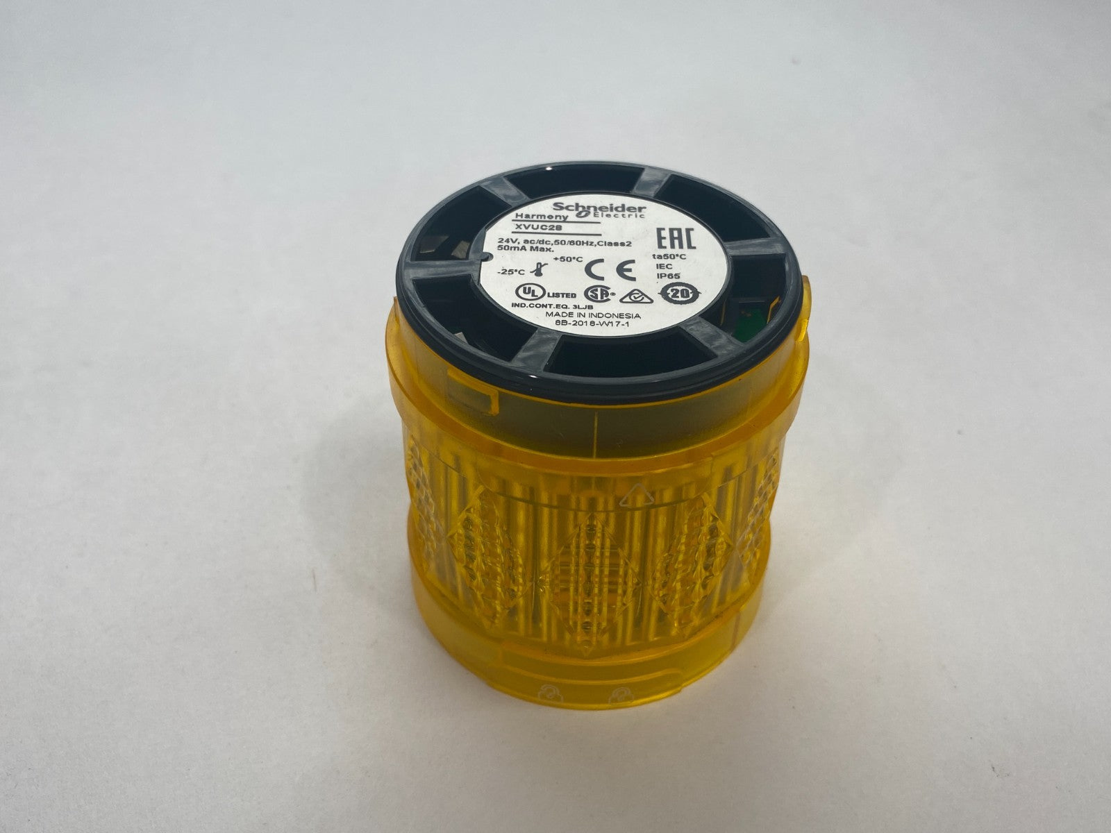 Schneider Electric XVUC28 Harmony Stack Light Element Yellow 24VAC/DC - Maverick Industrial Sales