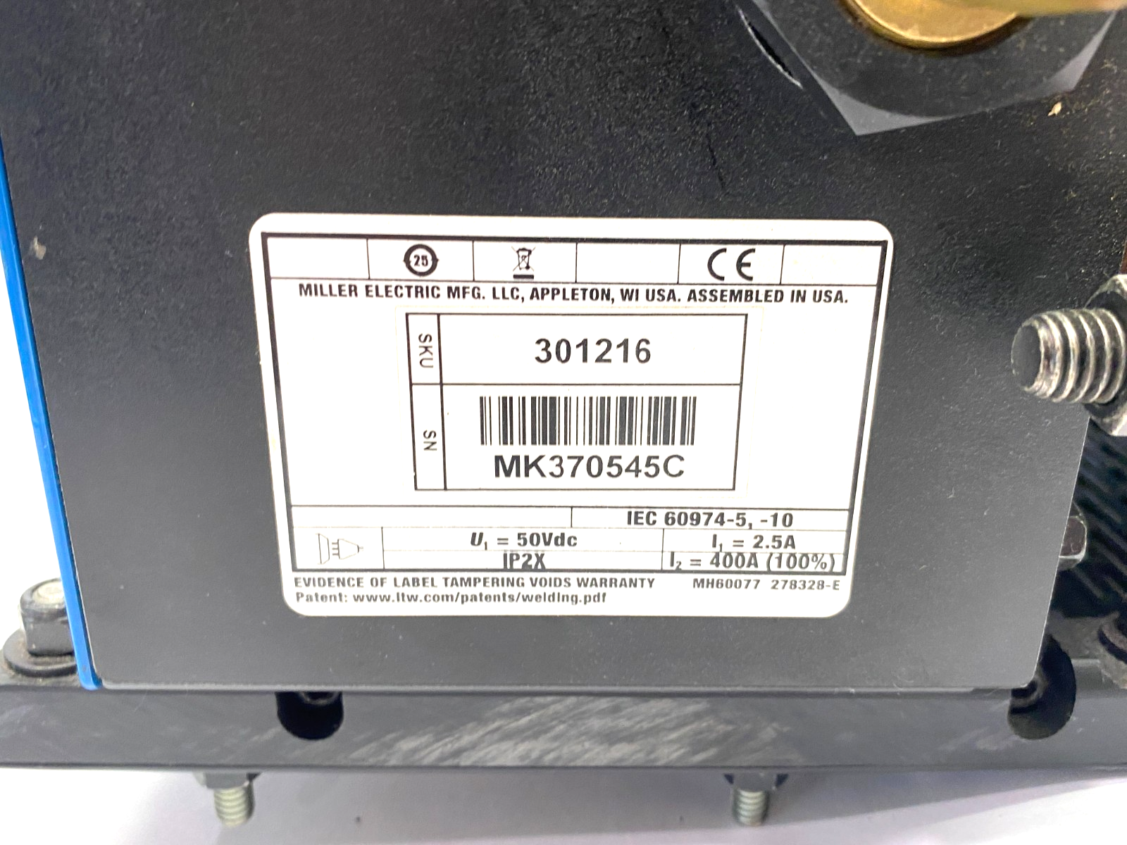 Miller Electric 301216 Auto-Continuum Wire Feeder Drive Left - Maverick Industrial Sales