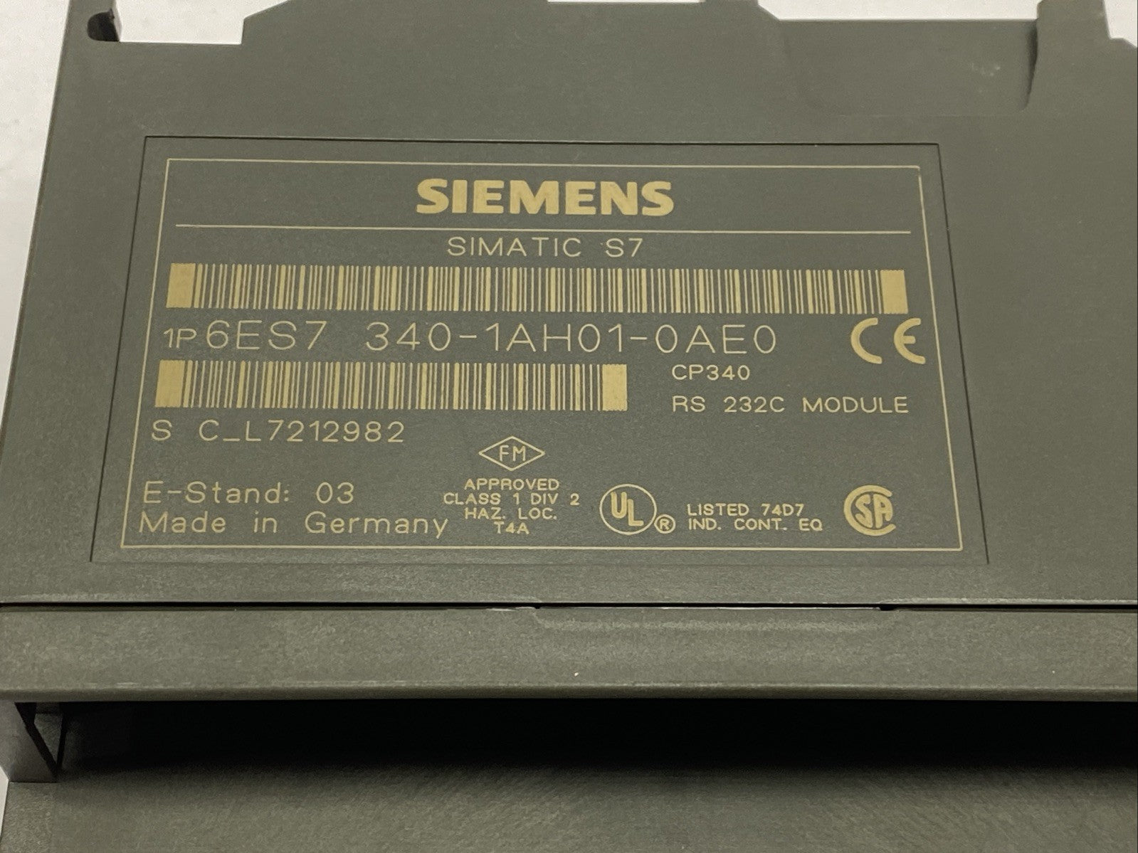 Siemens 6ES7340-1AH01-0AE0 Simatic S7 Communication Processor With RS232C - Maverick Industrial Sales