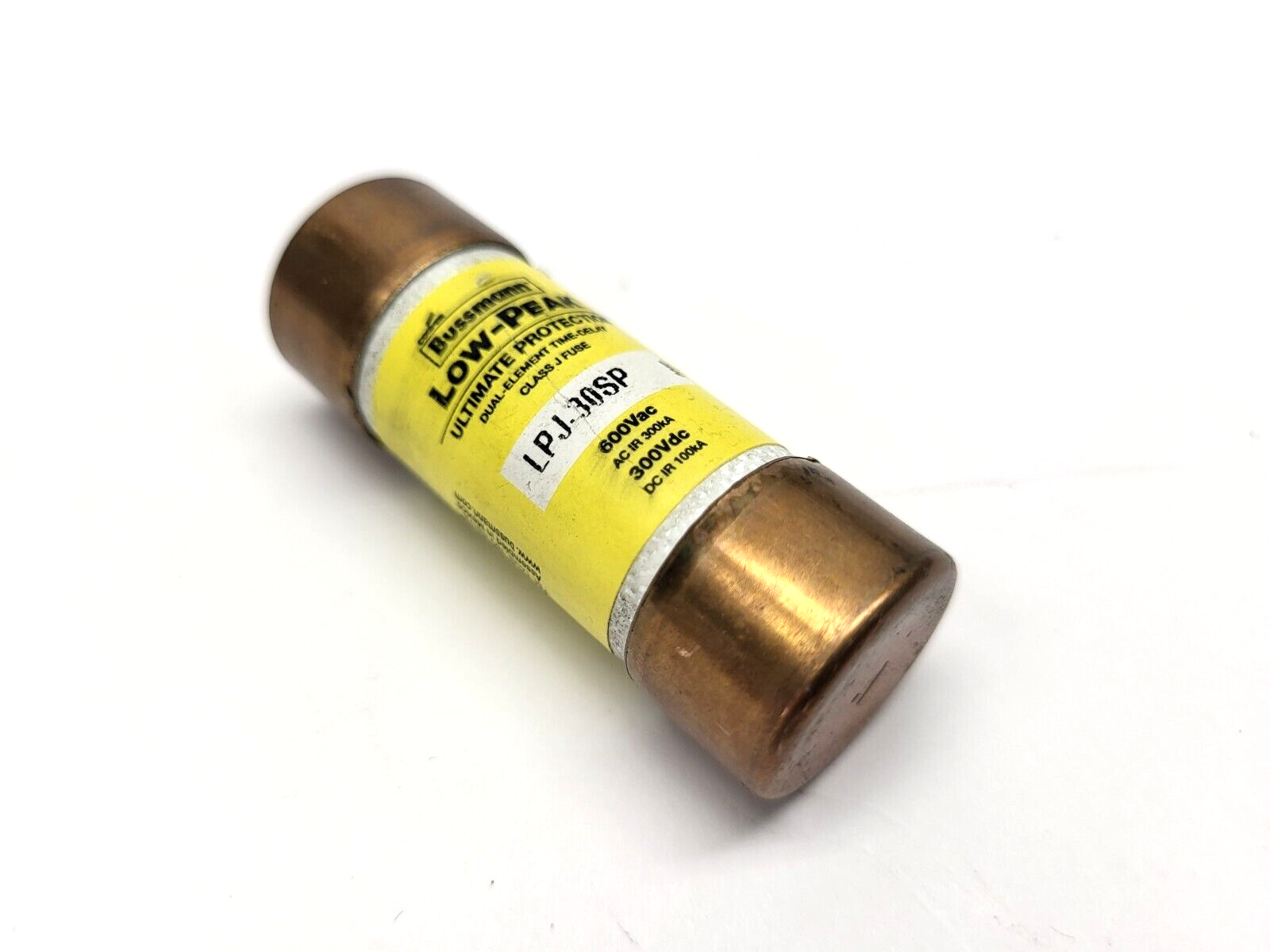 LPJ-30SP | Cooper Bussmann Low-Peak Time-Delay Fuse 30A 600VAC 300VDC Class J - New Other - Maverick Industrial Sales