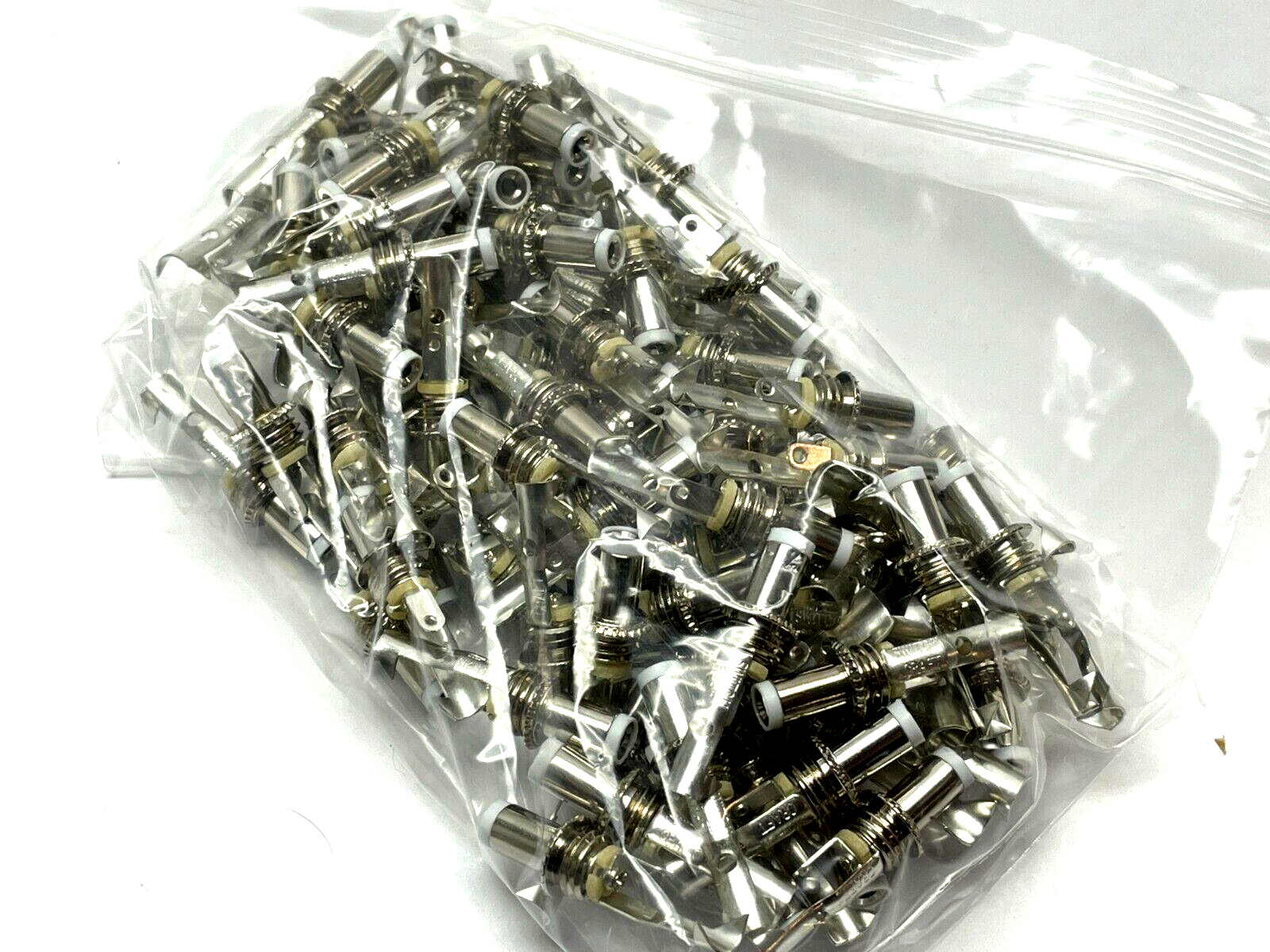 Switchcraft S760 Power Barrel Connector Plug 2 x 5.5mm Solder PKG OF 90 - Maverick Industrial Sales
