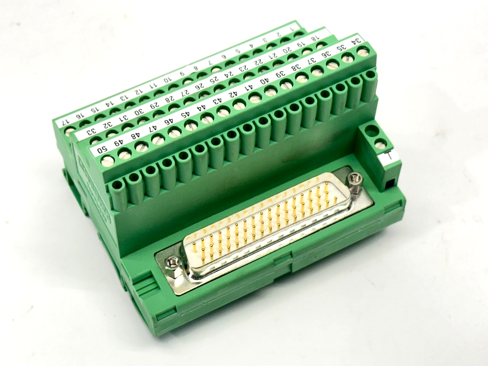 FLK-D50 SUB/S,2283647 | Phoenix Contact FLK-D50 SUB/S VARIOFACE Termination Board Interface 2283647 - New – Open box - Maverick Industrial Sales