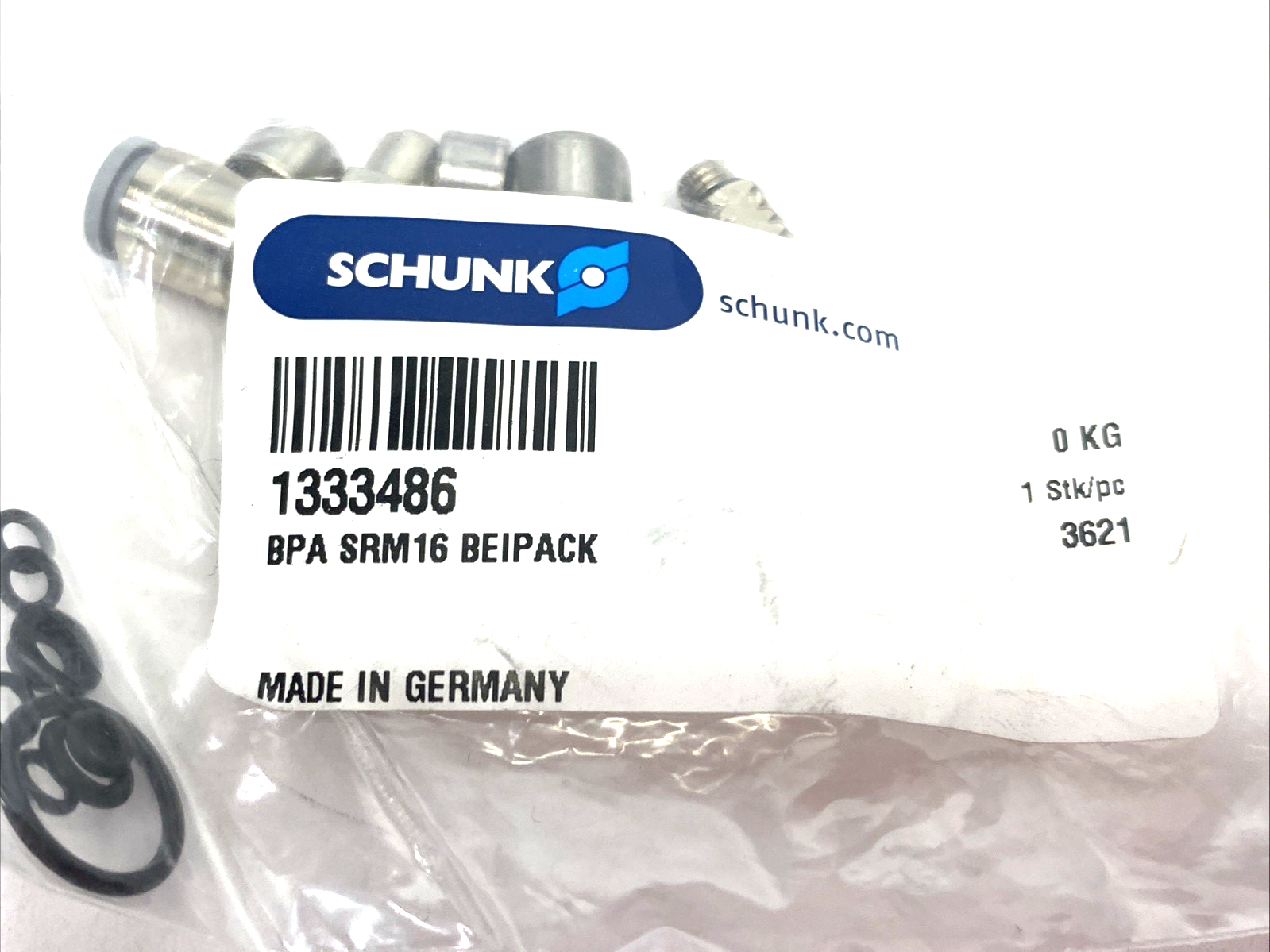 1333486 | Schunk Pneumatic Attachment Fitting Kit BPA SRM16 - New - Maverick Industrial Sales