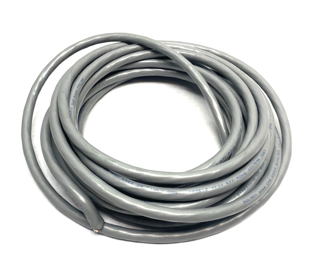 9545 | Belden 24 AWG Shielded PVC RS-232 Computer Cable 40-Conductor LOT OF 25ft - New Other - Maverick Industrial Sales