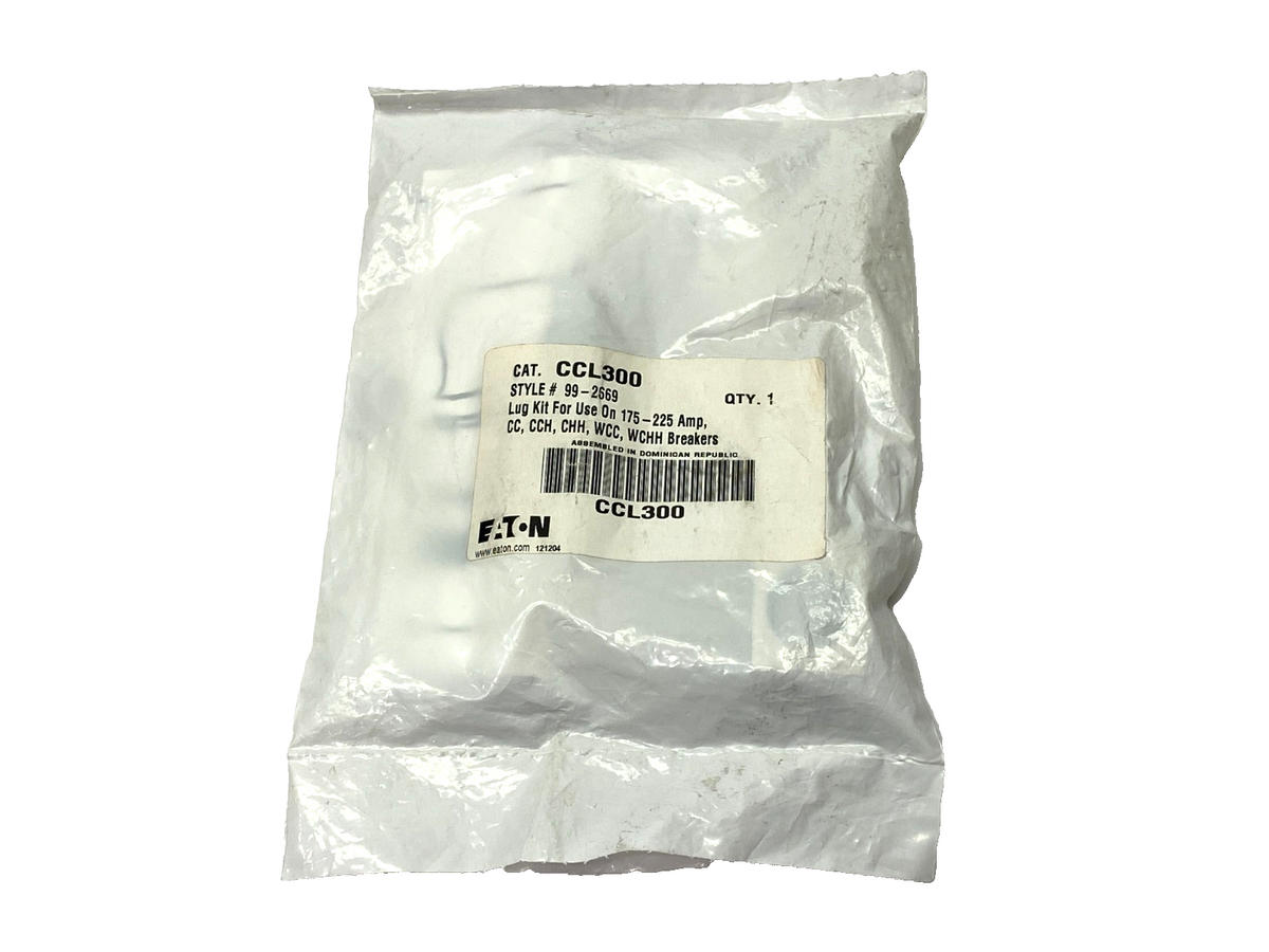 Eaton CCL300 Lug Kit for 175-225A, CC,CCH, CHH, WCC, WCHH Circuit Breakers - Maverick Industrial Sales